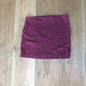 Magenta EUC mini H&M skirt